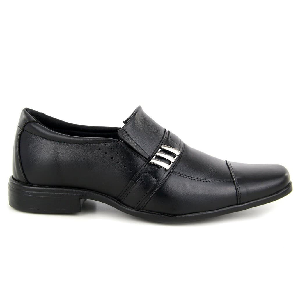 Sapato Social Masculino AntiStress SportFino Preto Confort