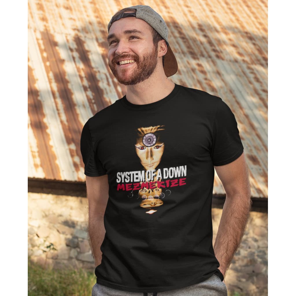 Camiseta Algodão Banda Rock System Of A Down B Tone Dark Dtf