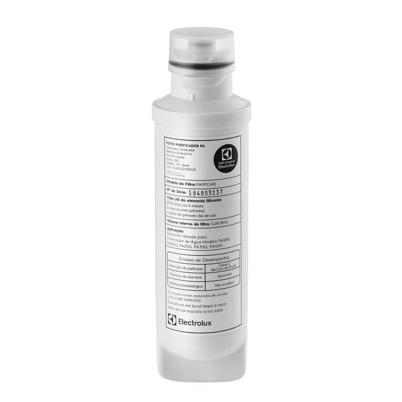 Filtro Purificador Água Pa30g Electrolux 41036275 A10677101 Nova