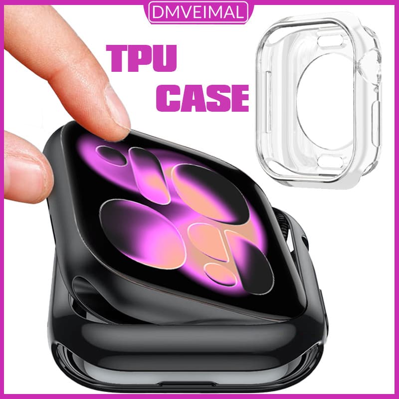 Capinha Capa Case Macia De TPU Acessórios Para Relógio Smartwatch IWatch Apple Watch Series 11 10 46mm 42mm