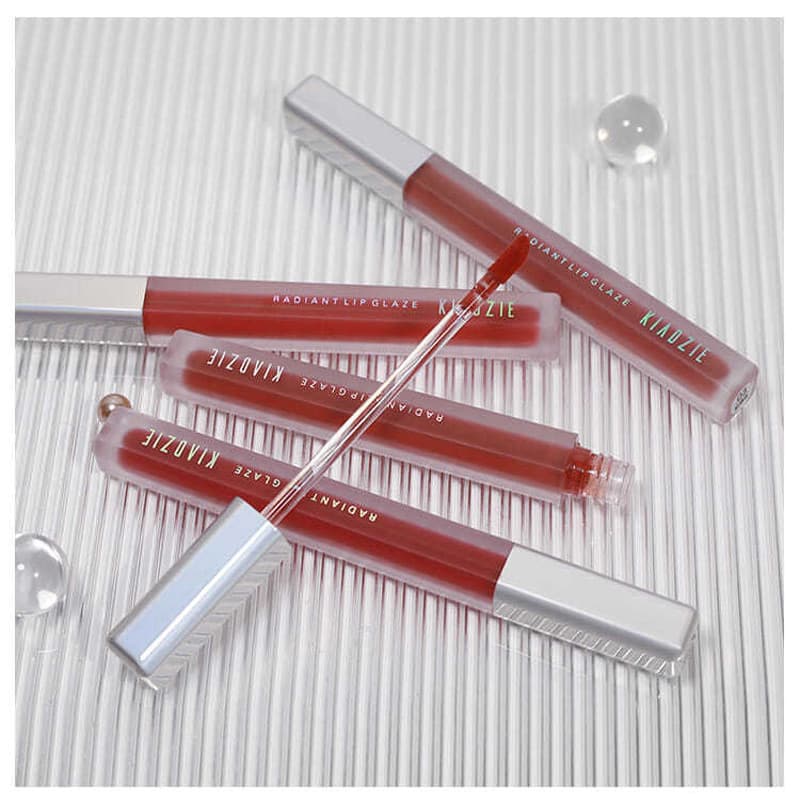 KIADZIE/Kazhi Veludo Fosco Fosco Brilho Labial Bloqueio Cor Hidratante Lip Gloss Desenvolvimento de Cores Cosméticos Lip