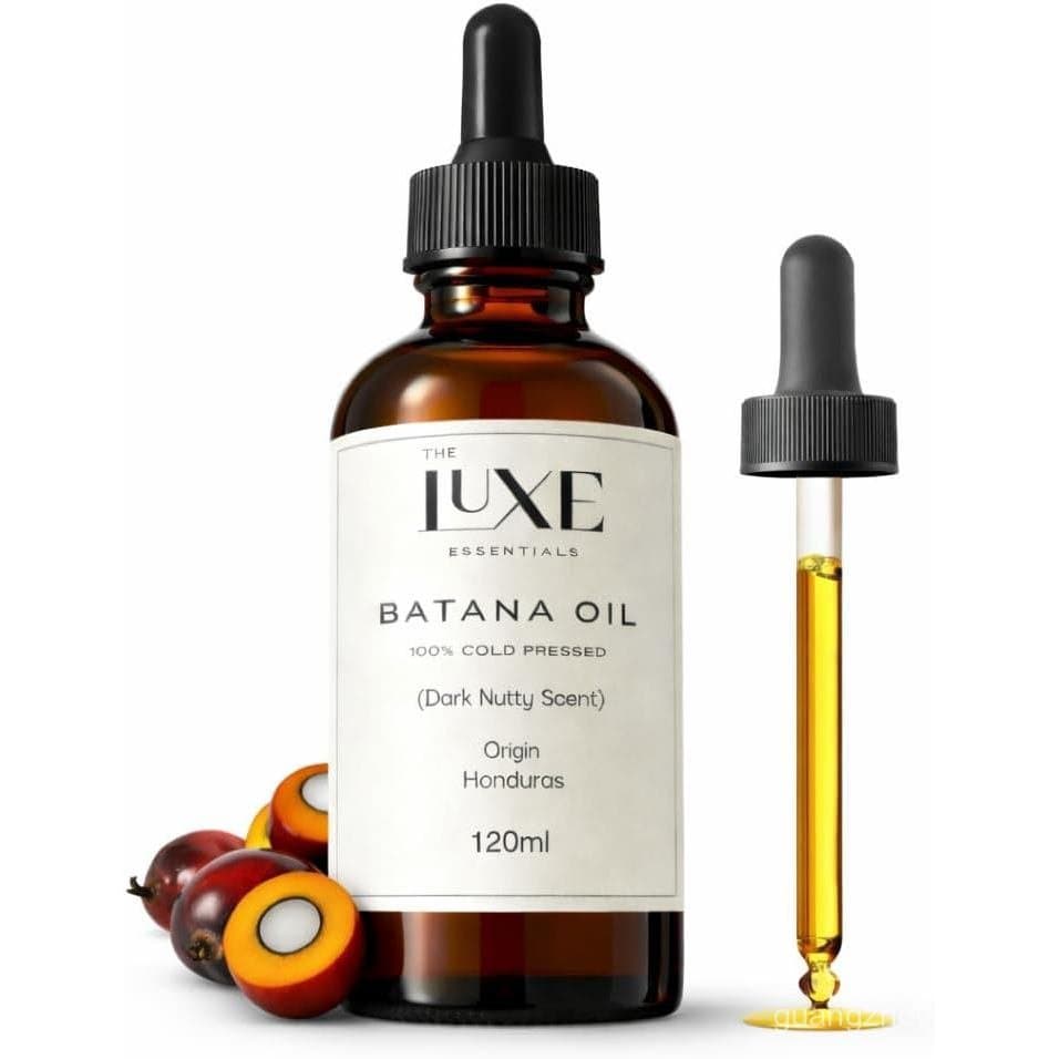 Óleo de Batana Prensado a Frio para Crescimento Capilar |   Óleo Natural Puro e Não Refinado para Cabelo, Barba e Pele |