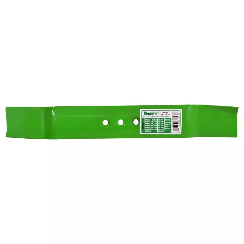 Faca para Cortador Grama a Gasolina Trapp 48cm Alta Resistência Lâmina Corte para Roçadeiras Cortadores Profissionais