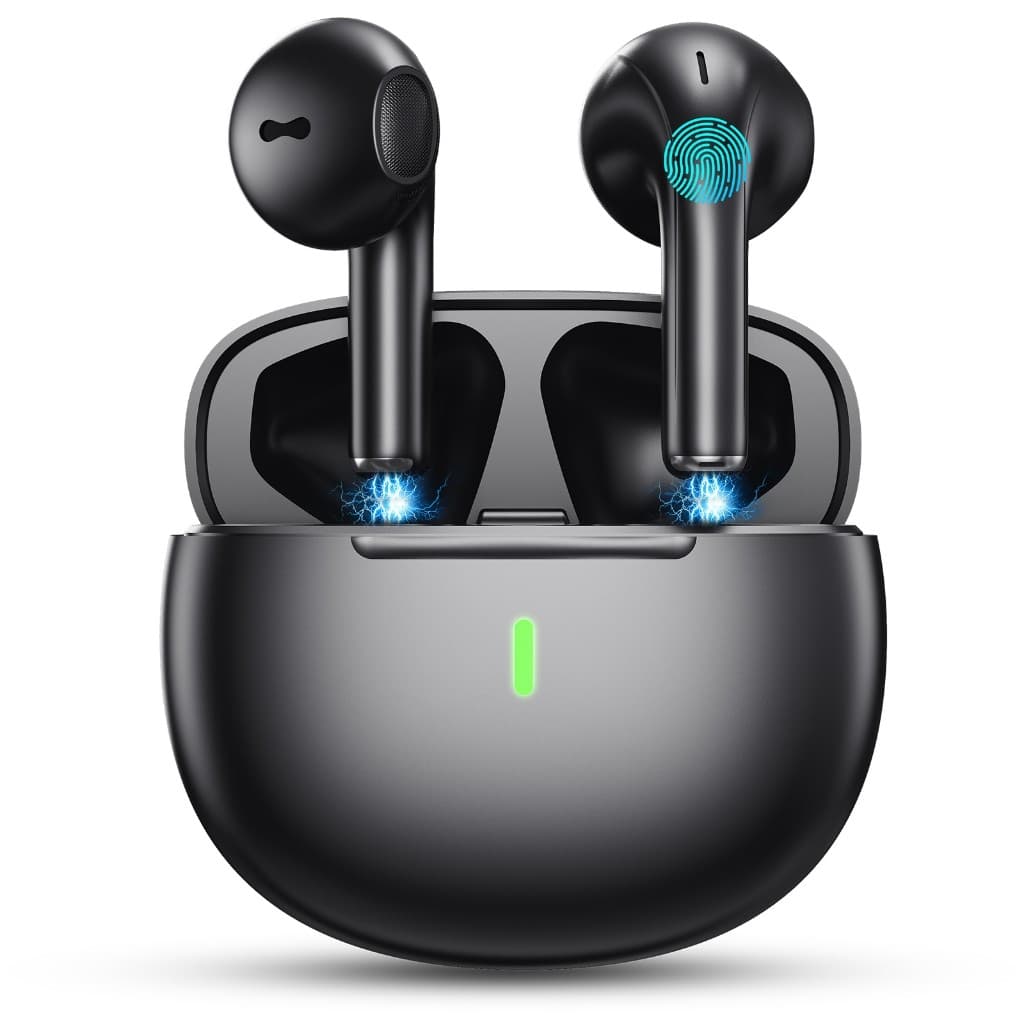 D8 Fone de ouvido Bluetooth V5.4 sem fio Fones de ouvido intra-auriculares