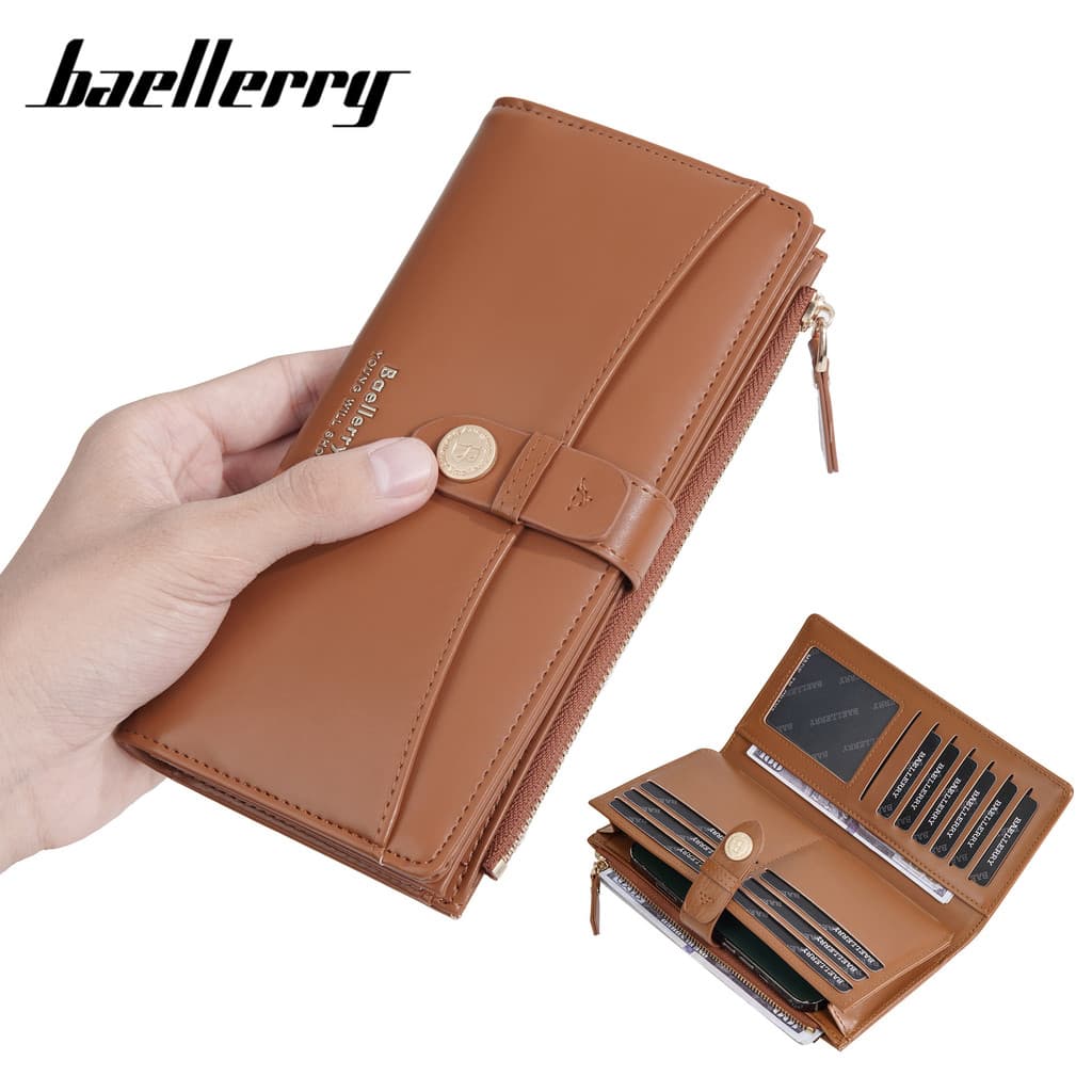 Novas senhoras carteira longa balellery Cross-Border Multi-cartão zíper moeda bolsa ins moda saco do telefone móvel