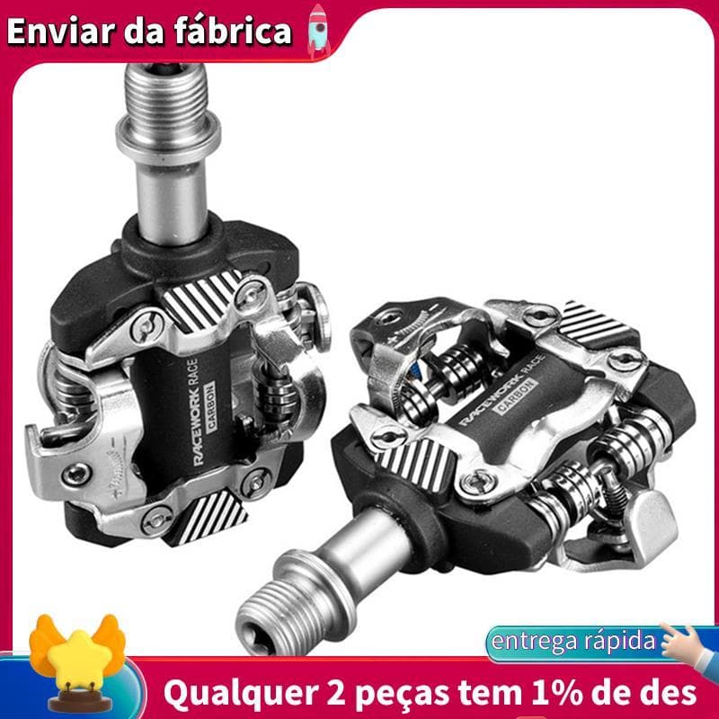 Pedal De Bicicleta MTB , Pedais SPD Com Travamento Automático , Presilhas Para Mountain Bike , Apoio Os Pés , Acessórios