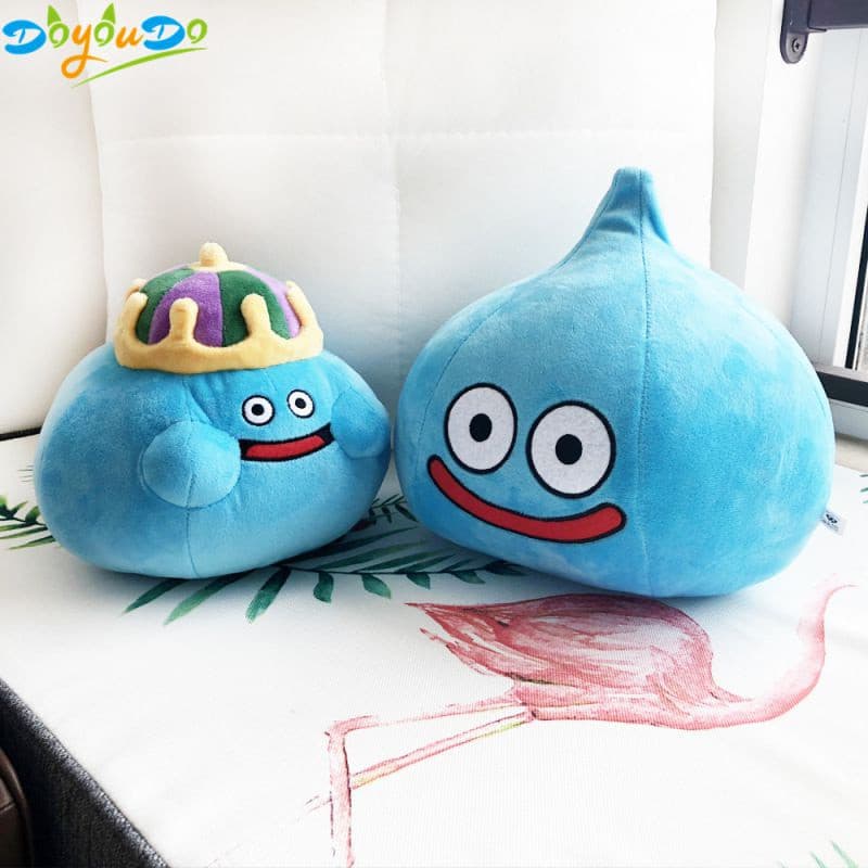 New Dragon Quest Smile Slime Plush Toys Game Cartoon Anime King Slime Soft Stuffed Dolls Kids Birthday Gifts