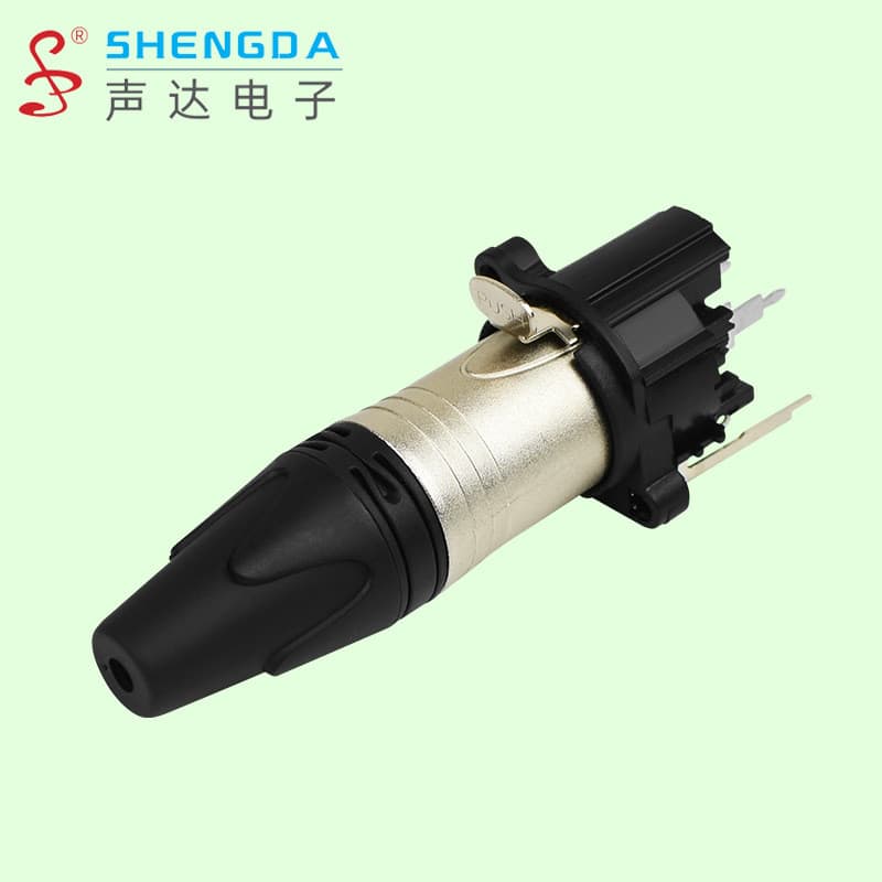 Fornecimento de conectores XLR Ningbo Shengda SA201.