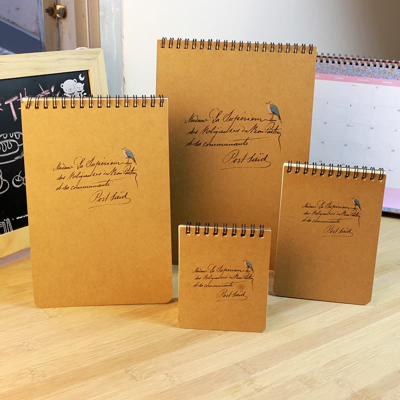 Promoção criativo estilo Retro pássaro azul sonho procurando bobina diário bloco de notas estudante B5A5A6