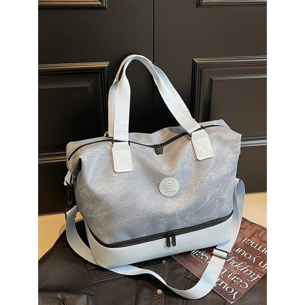 Bolsa de ginástica portátil de grande capacidade Bolsa de viagem de curta distância Bolsa de bagagem de viagem de negóci