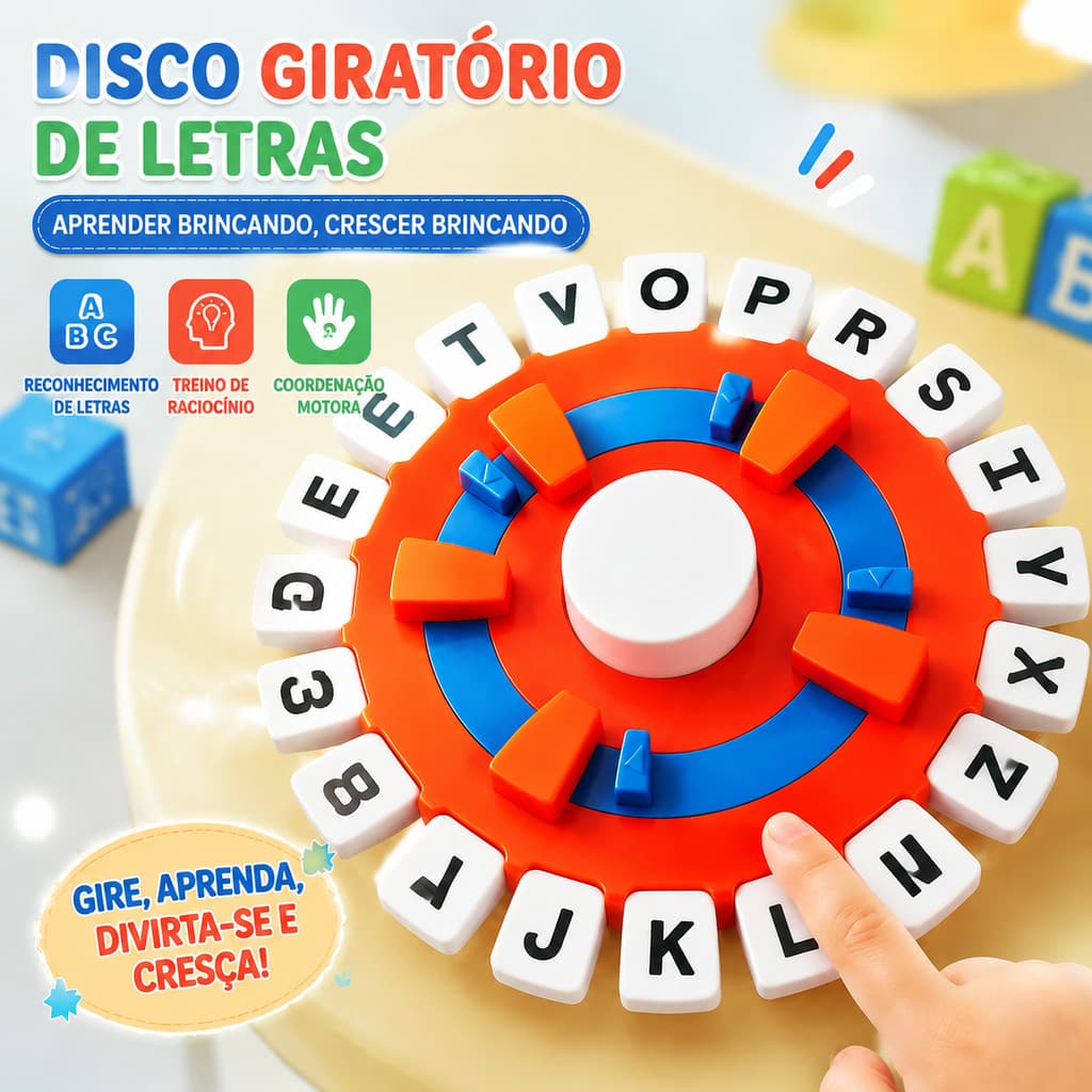 Tapple Jogo Stop Eletrônico Trava Letras Tamanho 24cm Temporizador Integrado Versão Português Jogo de Palavras Familiar