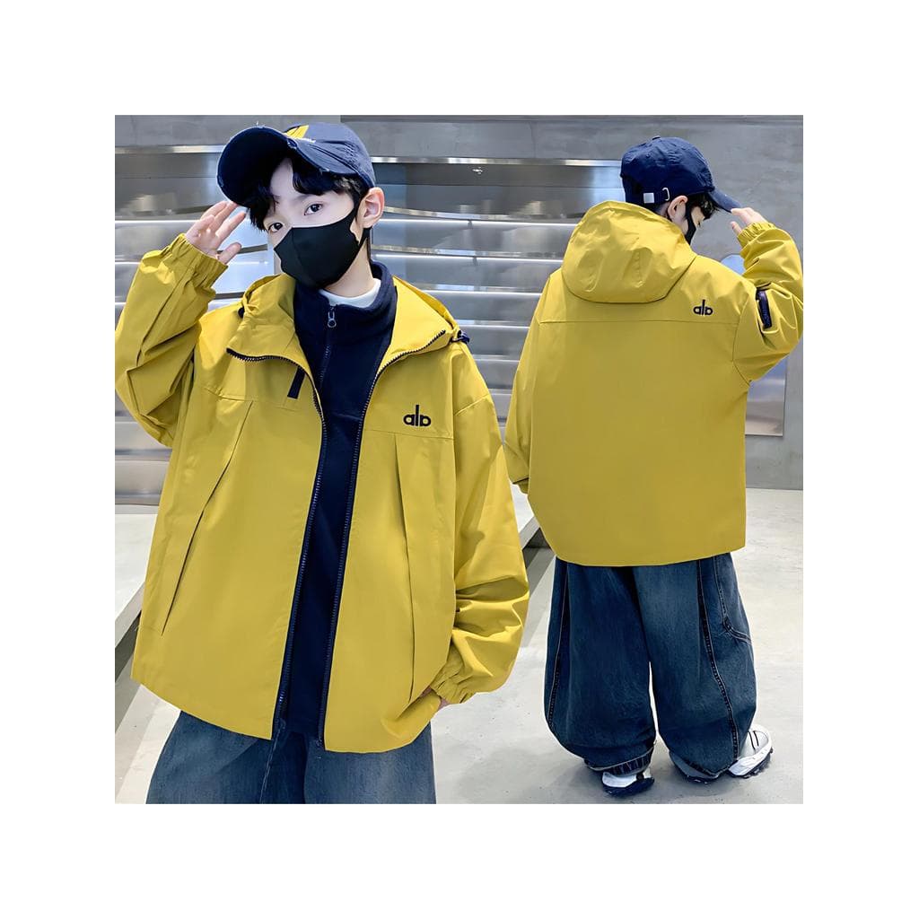 Meninos primavera outono estilo destacável três-em-um jaqueta 2025 novo estilo roupas de outono médio grande crianças me