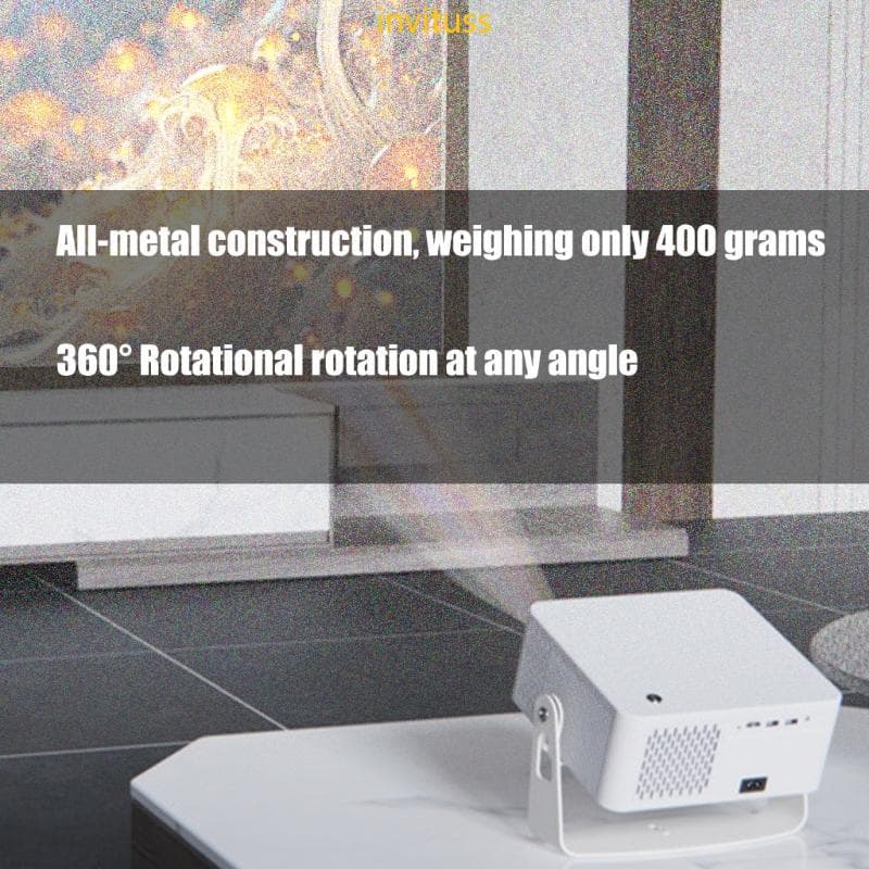 Inv Metal Projetor Montagem Mecanismo Rotação 360 Graus Parede Teto Mesa Suporte Ajustável Suporta 5kg Peso