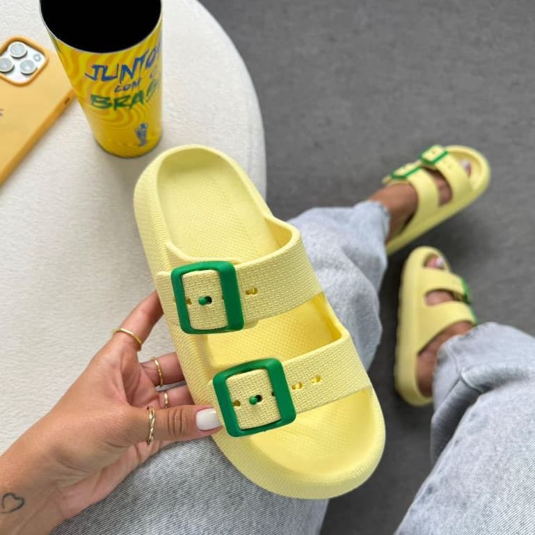 Papete feminina birken brasil 2026 cores diferenciadas, com fivela ajustável!