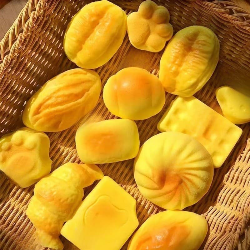 Pão De Leite Simulado Squishy Pinch Squeeze ​ Presentes Não Tóxicos Brinquedo De Ascensão Lenta Alívio Do Estresse Fidge