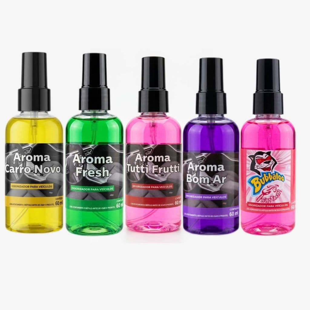 Arominha Cheirinho Para Carro Spray 60ml A Granel Aromatizantes Automotivo Odorizador para veículos Vonix Vintex