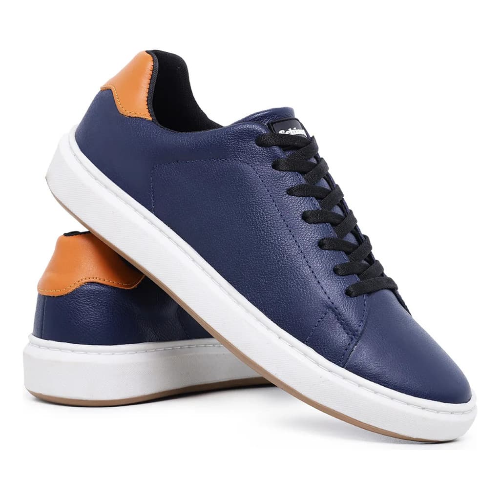 Sapatênis Masculino Casual Confortável Urban Couro Legítimo
