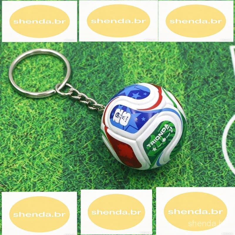Chaveiro de futebol em couro 3D, souvenir para fãs europeus 2026, unissex, acessório para bolsa, presente.