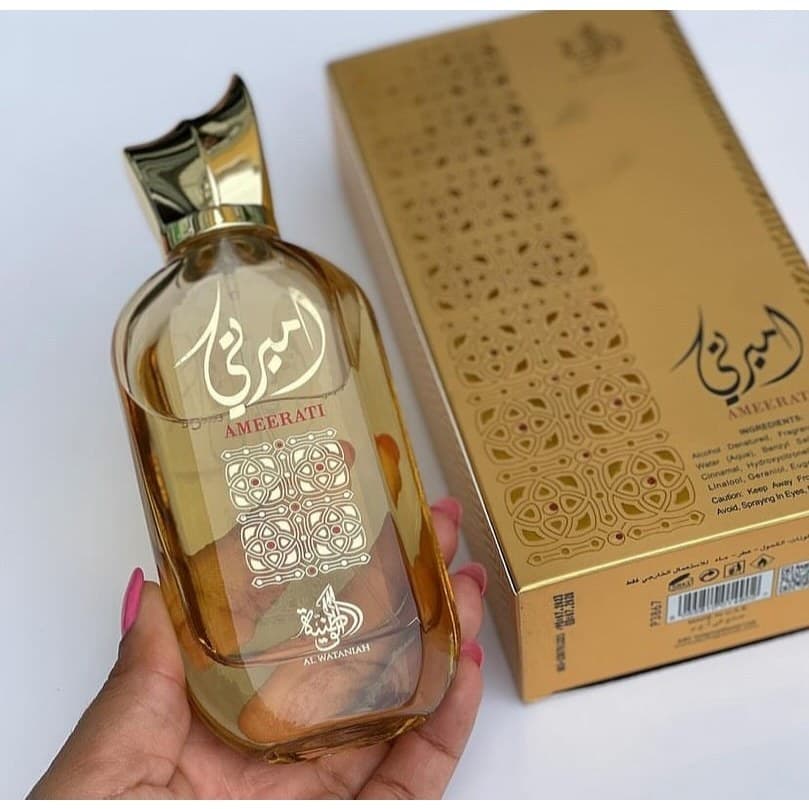 Perfume Feminino Ameerati Al Wataniah 100ml Original Alta Fixação 8h+ Longa Duração Envio Imediato
