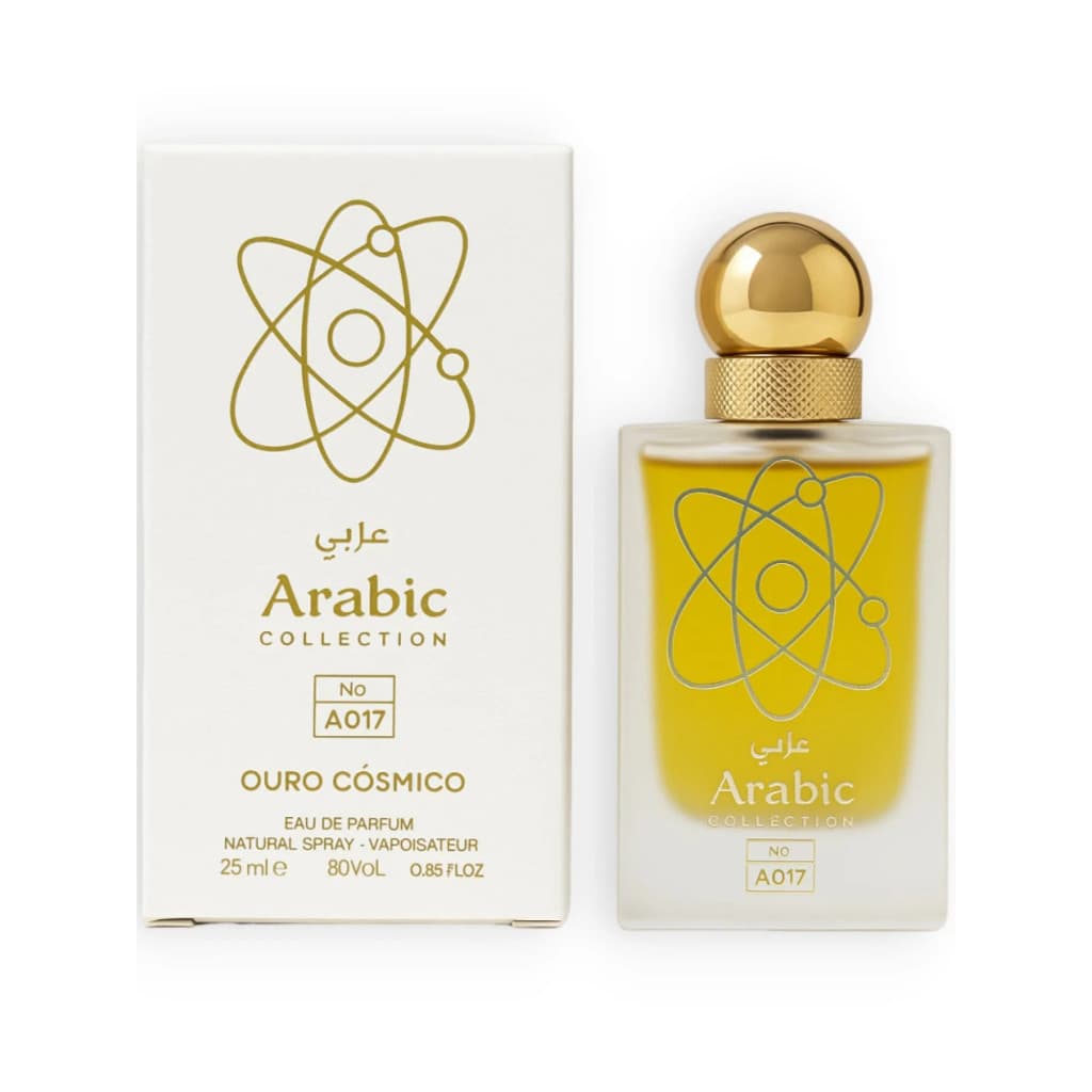 Perfume Arabic Collection A017 – 25ml | Colônia Unissex Oriental Amadeirada Luxuosa