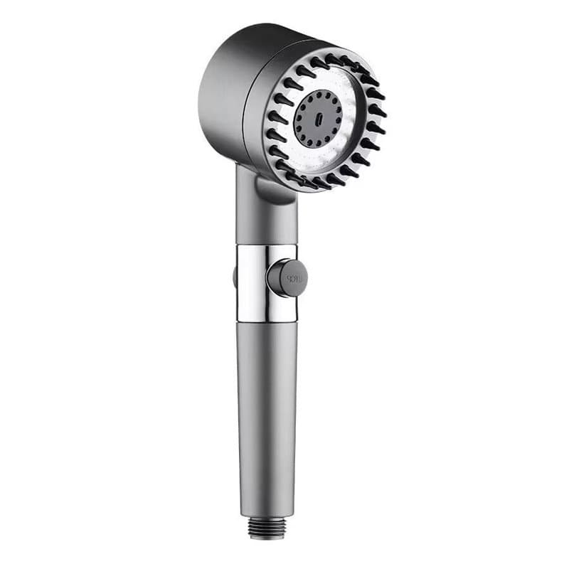 Novo estilo usando spray pressurizado superfície de Silicone cabeça de chuveiro filtro spray banho do banheiro com escov