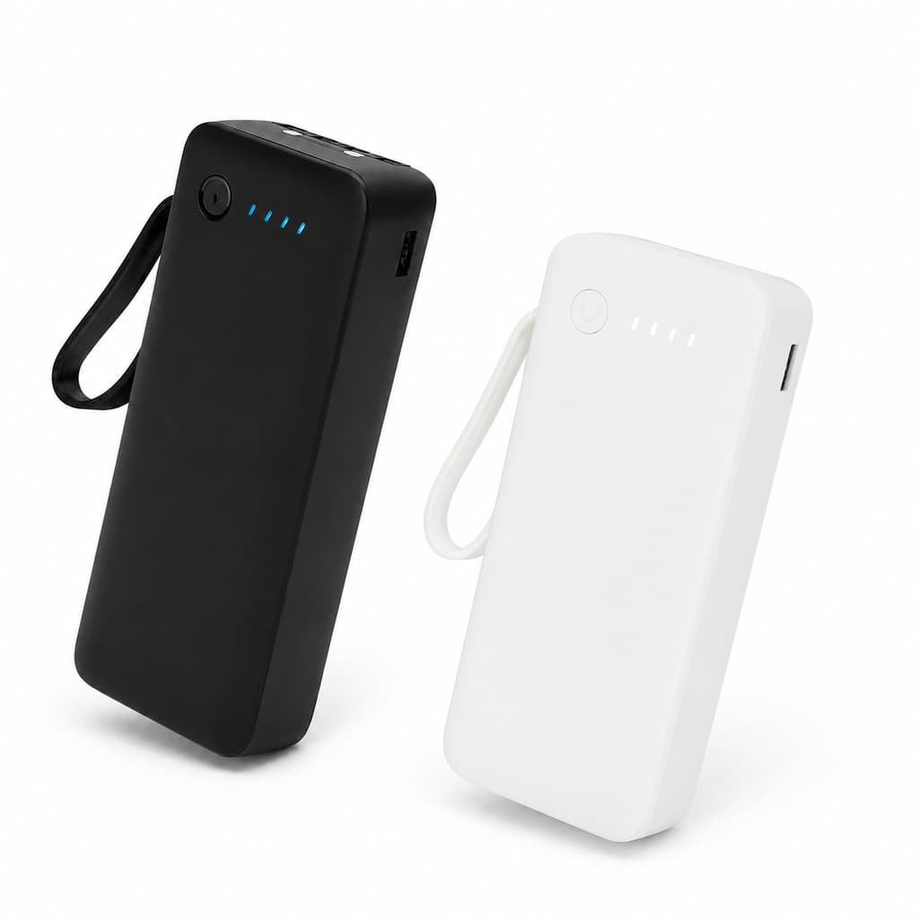 Power Bank 26000mAh Carregamento Ultra-Rápido e 4 Portas USB, Carregador Portátil