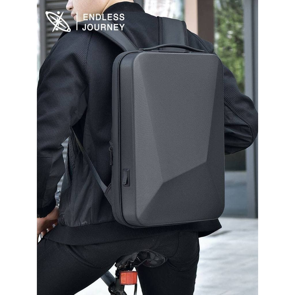 Mochila de expansão de negócios de casca dura com bloqueio grande capacidade à prova dwaterproof água saco de jogos de c