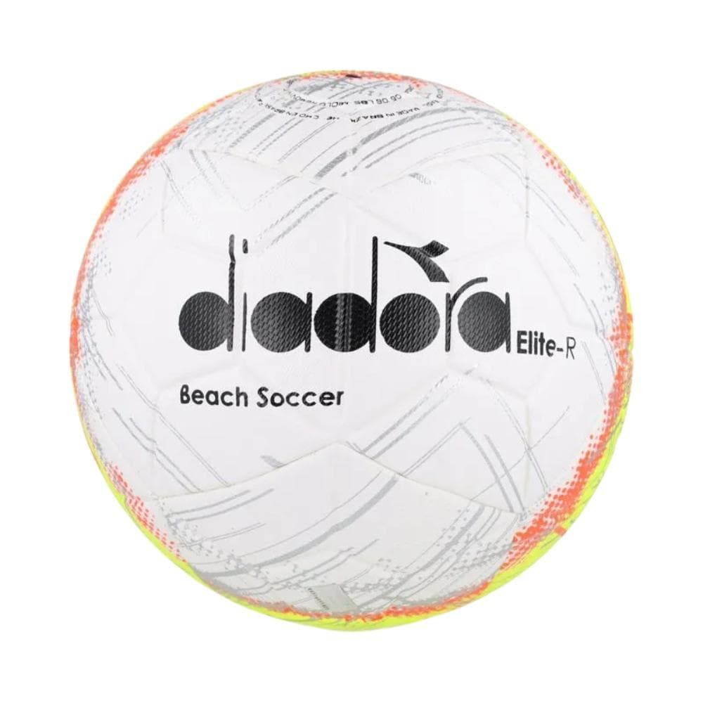 Bola Beach Soccer Diadora Protech Elite-R Branco e Laranja