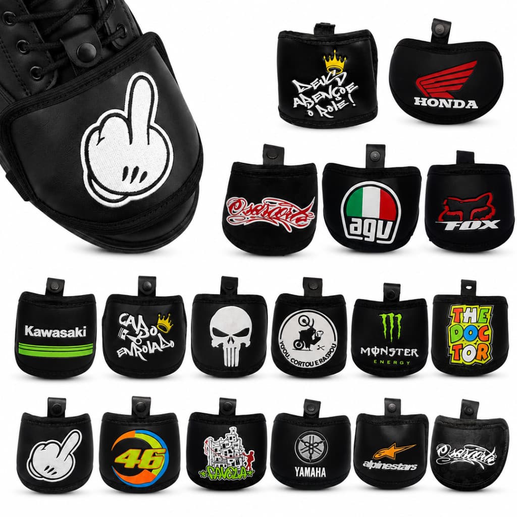 Protetor De Tenis Calçados  REDONDO Moto Motociclista Varias Marcas