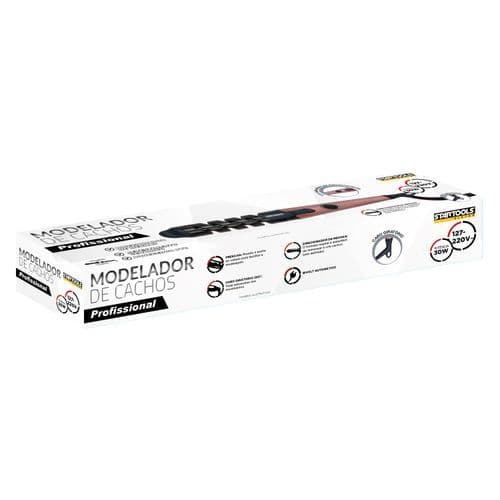 Modelador Cachos Profissional 30W Bivolt Alisador Curl Cachos Duradouros