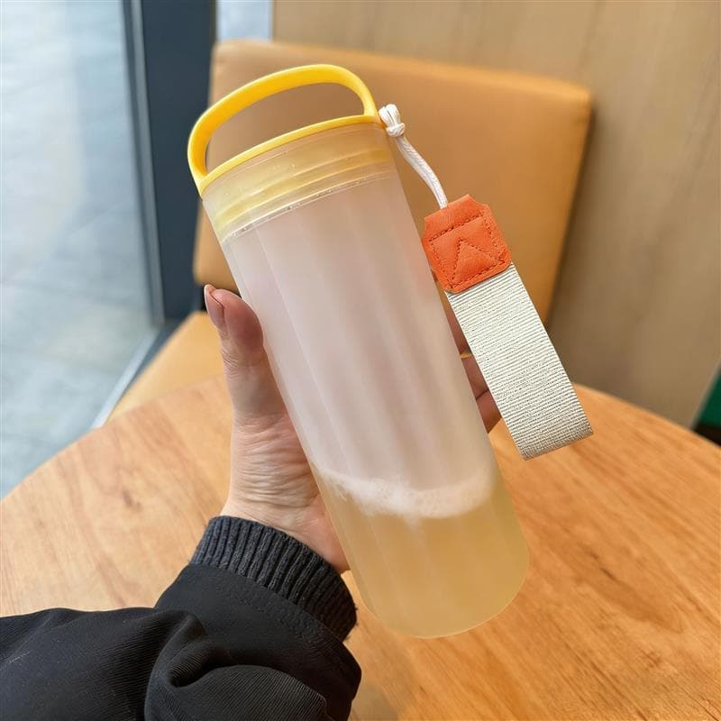 Copo de água fria de verão, copo prático com alça, garrafa de água fria, produto comestível, grande capacidade, copo de