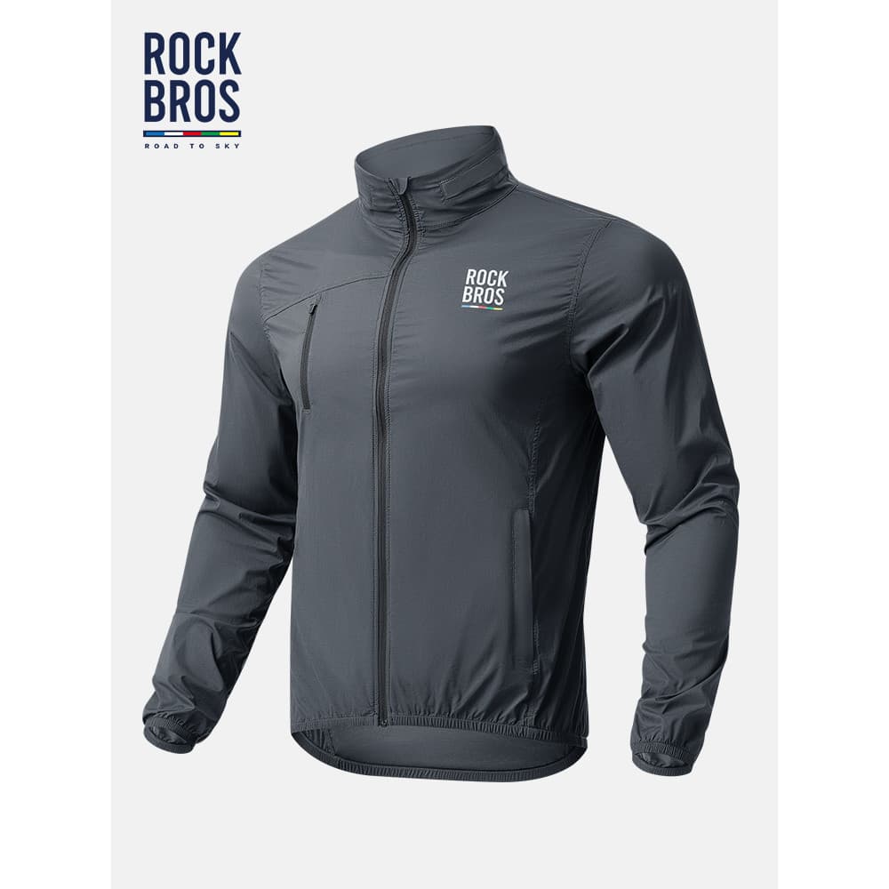 Rock Brothers Tianlu Series Ciclismo Blusão À Prova de Vento Camisa de Ciclismo Manga Longa Jaqueta Top de Bicicleta de
