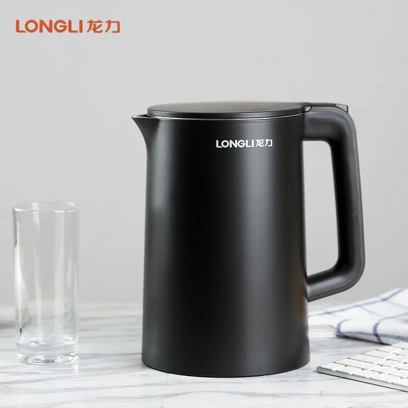 Longli chaleira elétrica doméstica 8811 forro sem costura desligamento automático dupla camada Anti-escaldante Hotel ded