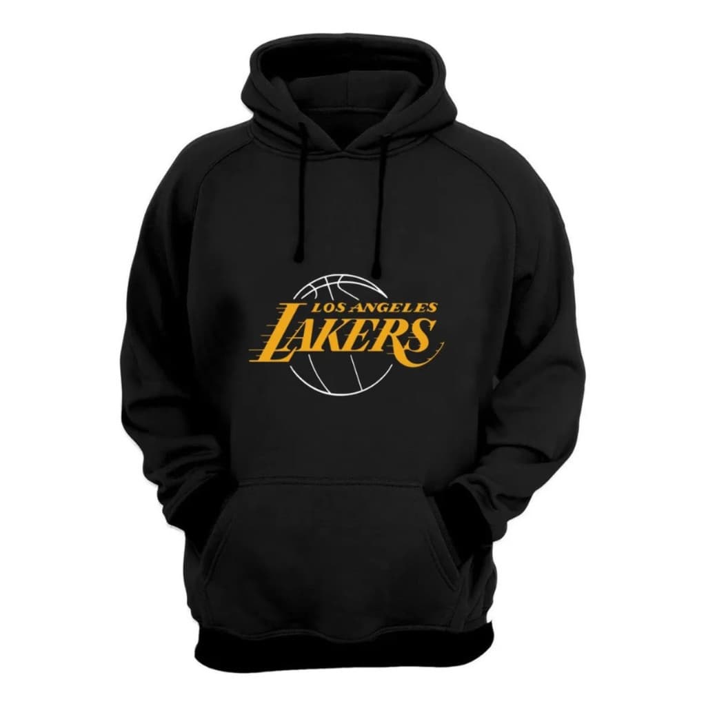 Moletom Flanelado Do Los Angeles Lakers Com Bolso E Capuz