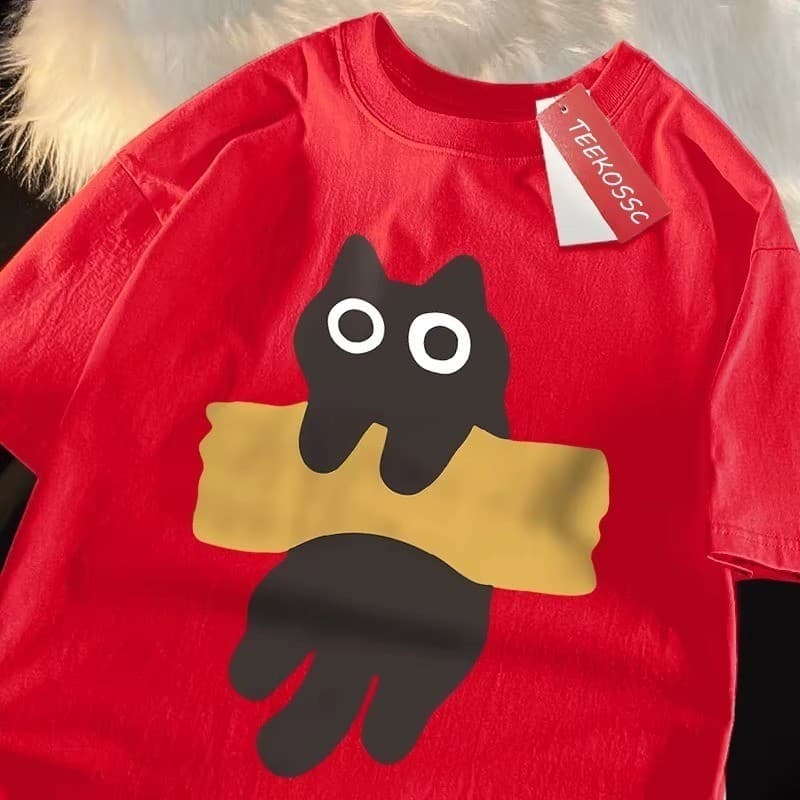 Camiseta Estampada Gato Gatinho Cute Unissex Premium Camisa Lançamento 2025 Plus Size