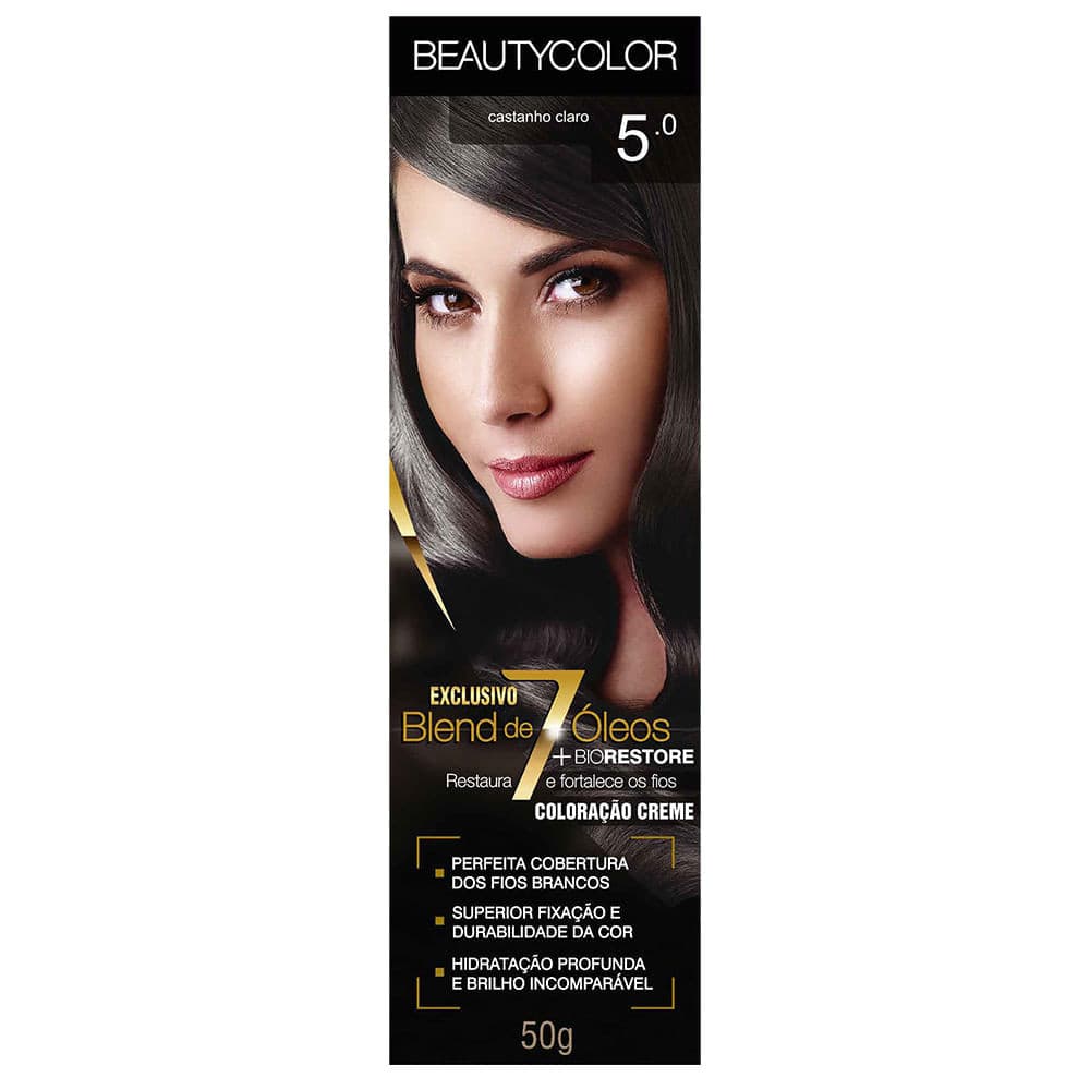 Coloração Beauty Color 5.0 Castanho Claro