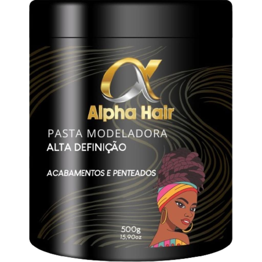 Pomada Modeladora Baby Hair Trança Nagô Alpha Hair 500g