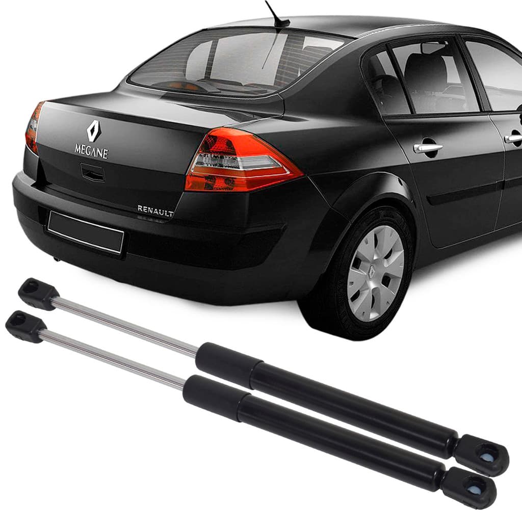 Par Amortecedor Tampa Traseira Porta Malas Megane Sedan 2007 à 2011 Mola Gás