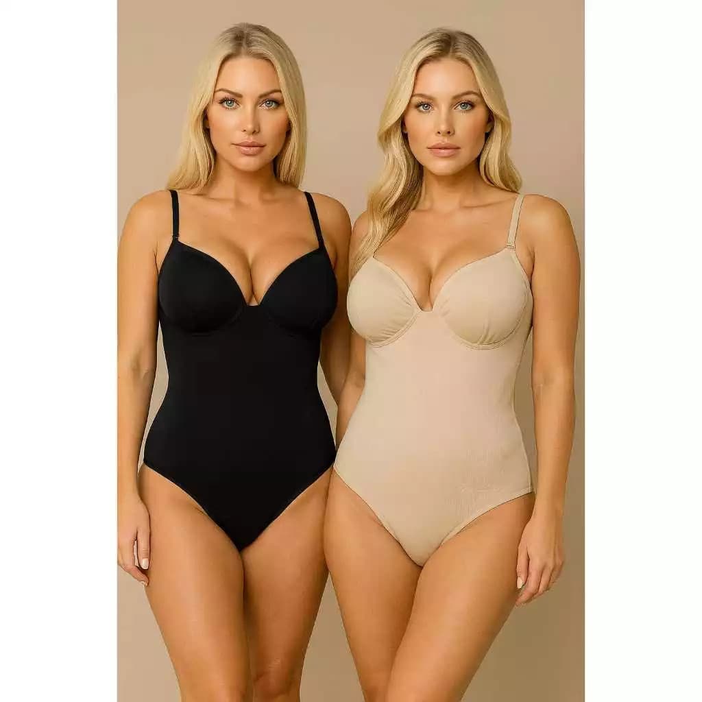 Macaquinho Modelador Cinta Feminina Compressão Empina Bumbum