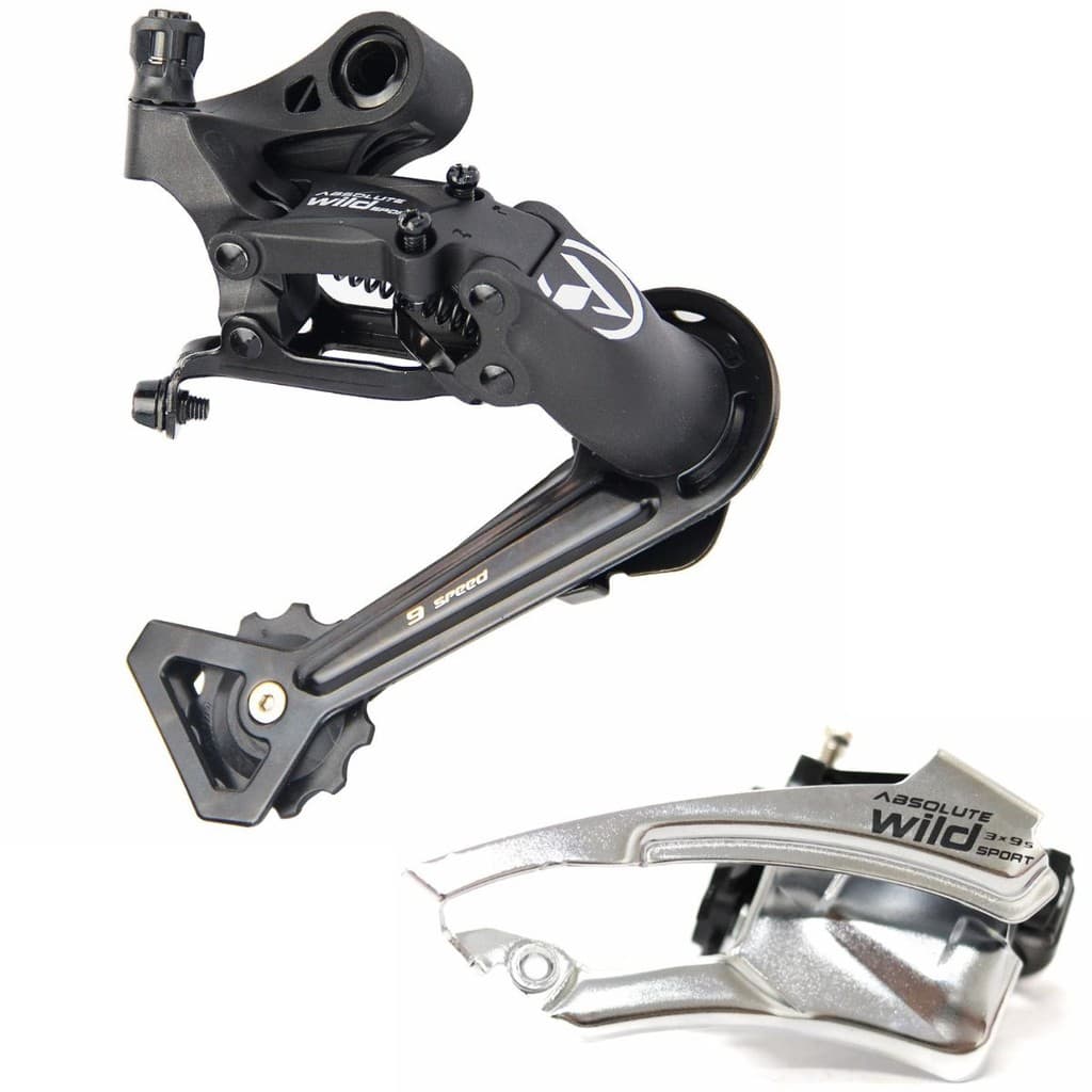 Kit Cambio Traseiro Dianteiro Absolute Wild 3x9v 27v Bike