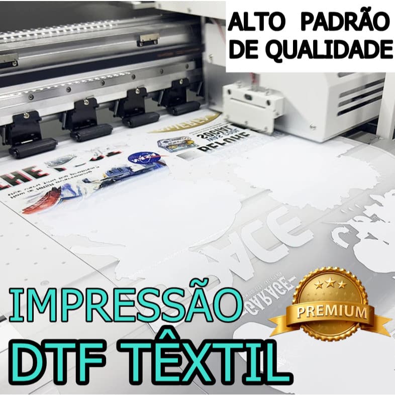 IMPRESSÃO DTF TÊXTIL METRO LINEAR 57CM ENVIO IMEDIATO