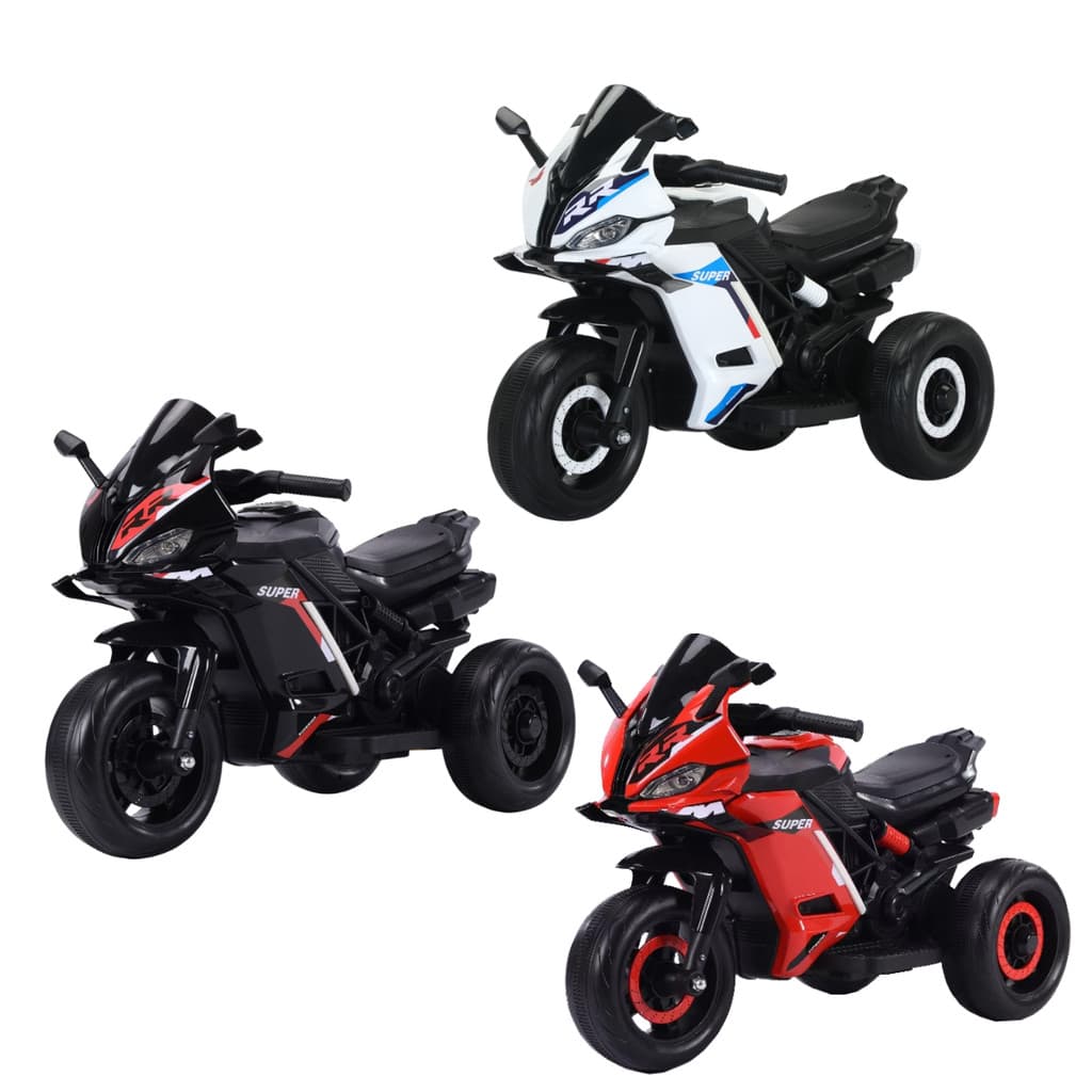 Moto Elétrica Infantil Mini 3 Rodas Frente/Ré  BIVOLT (SEM CONTROLE REMOTO) Maxi Toys