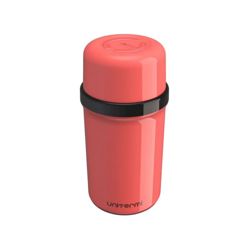 Garrafa Térmica De Mesa Com Ampola De Vidro Rosa 250 Ml Rosa