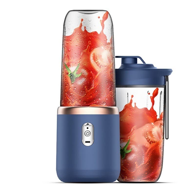 Espremedor e Misturador Elétrico 400ML 6 Lâminas Mini Liquidificador Portátil para Smoothies