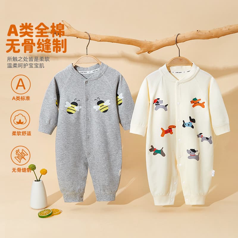 Roupas de bebê outono macacão primavera outono roupas recém-nascidos puro algodão bebê macacão roupas de bebê
