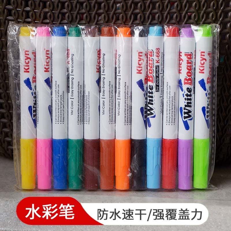 Caneta flutuante de água caneta flutuante caneta de pintura infantil caneta de quadro branco apagável de grande capacida