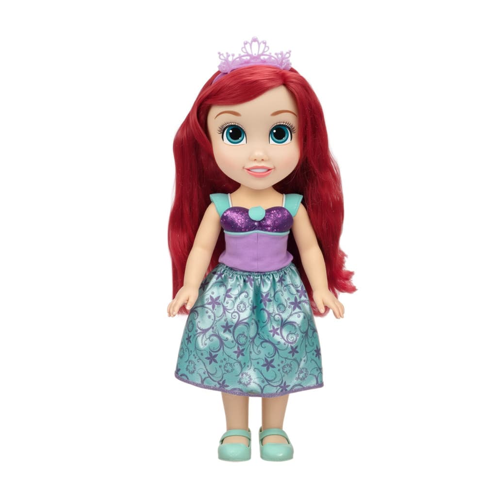 Boneca Disney Princesa Ariel Multikids 38cm Pequena Sereia