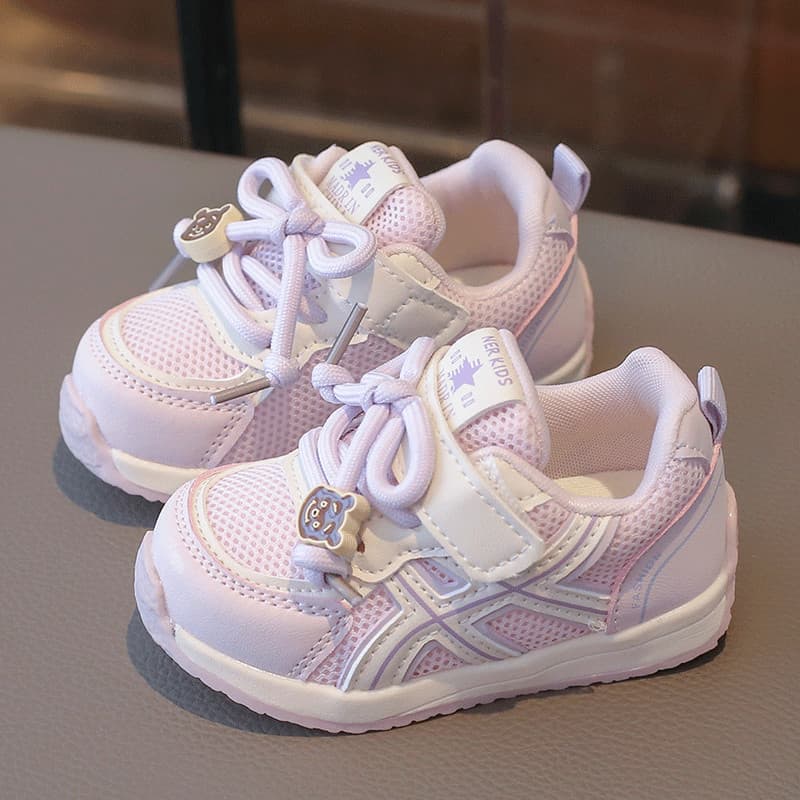 Sapatos da criança do bebê menina sapatos primavera novo estilo bebê sola macia antiderrapante 0-1 anos de idade 3 menin