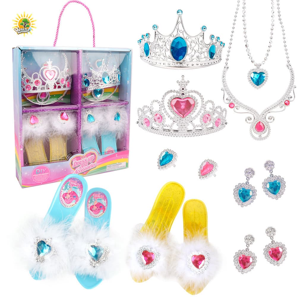 Conto de Fadas da Vicky: Acessórios Exquisitos para Meninas Fofas, Vários Brinquedos DIY para Vestir Princesas, Telefone