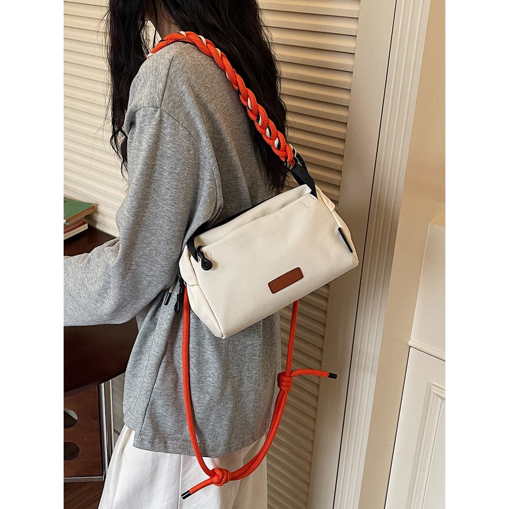 Artigos diversos de trabalho pequeno saco diário diversos bolsa 2026 nova bolsa de lona Casual funcional travesseiro sac